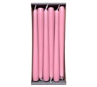 Nordring - Velas puntiagudas, 2,3 cm x 25 cm de alto, rosa viejo, 12 unidades