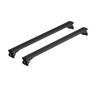 NORDRIVE N15100 Silenzio Black In-Rail - Juego completo de barras portaequipajes de aluminio - M - Evos IA