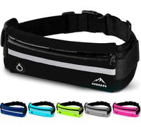 Nordrun® Riñonera Ajustable e Impermeable para Todos los Móviles | Running Belt para Mujer y Hombre | Cinturón Deportivo | Porta Móvil