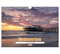 Nordseeurlaub in St. Peter-Ording (Wandkalender 2026 DIN A4 quer), CALVENDO Monatskalender: Farbstarke Eindrücke aus Sankt Peter-Ording