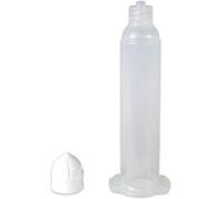 Nordson EFD 7012114 - Barriles de jeringa con pistones blancos, 10 cc, 30 unidades