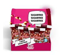 Nordthy Caramelos de Botellas de Cola sin Azúcar 4 x 80g (320g) - Gominolas Danesas Originales sin Azúcar - Bajas en Calorías - Snack Saludable y Ideal para Diabéticos