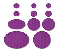 Nordtown Parches de reparación de chaqueta de plumón, color morado oscuro, autoadhesivos, precortados, impermeables, sutiles, tela de nailon antidesgarros para fijar chaquetas, tiendas de campaña