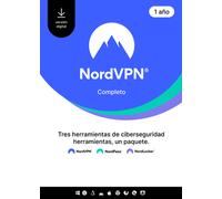 NordVPN Complete - 10 Devices - 1 Year (PC/MAC/MOBILE) VPN & Cybersecurity Software Subscription Key SPAIN