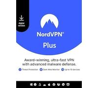 NordVPN Plus VPN Service (PC, Android, Mac, iOS) (10 Devices, 6 Months) - NordVPN Key - GLOBAL