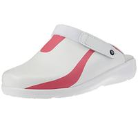 Nordways Alicia, Zapatos para Profesionales Sanitarios Mujer, Blanco Fucsia, 39 EU Ancho