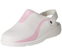 Nordways Alicia, Zapatos para Profesionales Sanitarios Mujer, Blanco Rosa, 37 EU Ancho