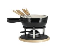 Nordwik olla de fondue esmaltada Negro. 1.8 l