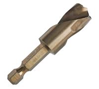 NordWolf 1/2 M35 Cobalt Stubby Drill Bit for Stainless Steel Hard Metals & Cast Iron with 1/4 Hex Shank for Quick Chucks & Impact Drivers