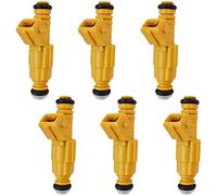 NORDYO Inyectores de combustible mejorados 6x XJ YJ ZJ aptos for Jeep Cherokee Grand Cherokee nuevos inyectores de combustible OEM for 87-98 JEEP 4.0L Bosch 0280155710