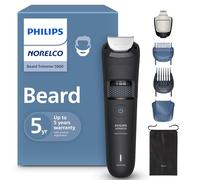 Norelco Philips BT5775/40 - Recortadora de barba serie 5000, 100% impermeable, esfera de precisión con 40 ajustes de recorte de bloqueo, cuchillas de metal autoafilables y colector de desorden de