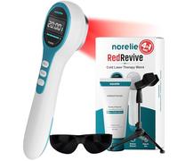 Norelie RedRevive - Varita de terapia de luz roja con gel conductor y soporte de varita, juego de terapia de luz láser fría para uso muscular y articular