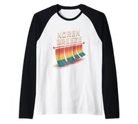 Noren Breeze Cultura Pop Estética Japonesa Camiseta Manga Raglan