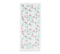 NOREN Toalla de mano japonesa (Senshu Osaka Towel - Fresas silvestres) Toalla de algodón, fabricada en Japón, 100% algodón, secado rápido, absorbente, ultrasuave, delgada, patrón japonés