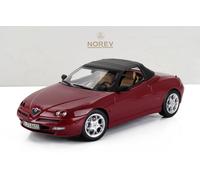 NOREV 1/18 ALFA ROMEO ARAÑA CABRIOLET 1999 ROJO MODELO ESTÁTICO DIECAST