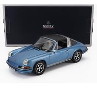 NOREV 1/18 PORSCHE 911S PLACA 1973 AZUL MODELISMO ESTÁTICO DIECAST