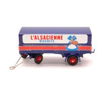 NOREV 1/43 CAMIÓN REMOLQUE BACHEE L ALSACIENNE CM 11 MODELO ESTÁTICO DIECAST