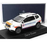 NOREV 1/43 DACIA DUSTER PROTECCIÓN CIVIL 2020 BLANCO MODELO ESTÁTICO DIECAST