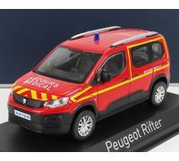 NOREV 1/43 FURGONETA PEUGEOT RIFTER BOMBEROS RESCATE MÉDICO 2019 MODELO