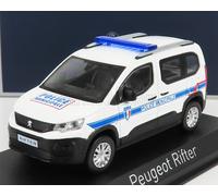 NOREV 1/43 FURGONETA PEUGEOT RIFTER POLICÍA MUNICIPAL 2019 MODELO ESTÁTICO