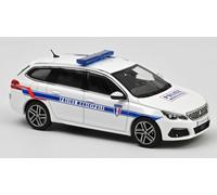 NOREV 1/43 PEUGEOT 308 SW 2018 POLICÍA MUNICIPAL MODELO ESTÁTICO DIECAST