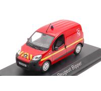 NOREV 1/43 PEUGEOT BIPPER 2009 BOMBEROS MODELISMO MODELO ESTÁTICO DIECAST