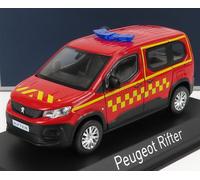 NOREV 1/43 PEUGEOT RIFTER SAPEURS BOMBEROS 2019 MODELO ESTÁTICO DIECAST