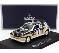 NOREV 1/43 RENAULT MAXI 5 TURBO 1986 RALLY VAR MODELO ESTÁTICO DIECAST