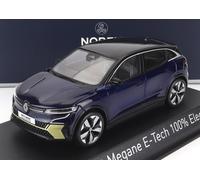 NOREV 1/43 RENAULT MEGANE Y TECH ELÉCTRICO 2022 AZUL MODELO ESTÁTICO DIECAST