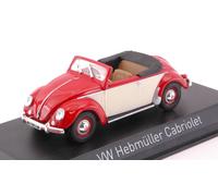 NOREV 1/43 VW HEBMULLER 1949 ROJO MODELISMO MODELO ESTÁTICO DIECAST
