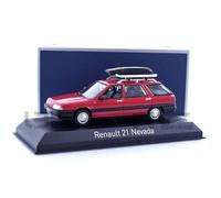 Norev B-M-W Renault 21 Nevada 1989 Red with Accessories 1:43