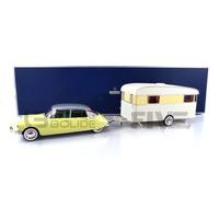 Norev CIT DS 19 + Caravana Digue Panoramic 1960-1/18