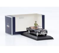 Norev Citroen 15 CV Presidentielle 1968 De Gaulle, Modelo Auto 1:43 Negro, Metal