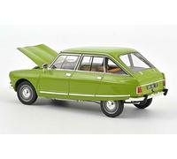NOREV CITROËN Ami 8 Club de 1969 Veert Iris Coche de Colección 1/18 Metal