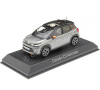 Norev- Citroën C3 Aircross 2021-Platinium Orange Deco Coches en Miniatura de colección, Color Platinium Grey/Black Roof (155336)