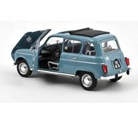 NOREV - Coche de colección compatible con Renault 4 L de 1966, color azul francés R4 4L, serie limitada 1/18 metal