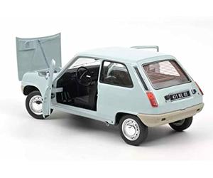 NOREV - Coche de colección R5, color azul claro 1972, RENAULT5 NOREV 1/18, color azul claro