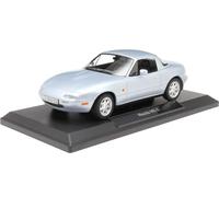 Norev- Mazda MX-5 1989 Silver 1:18 Miniatura, 188023