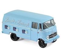 Norev- Mercedes-Benz L319 1957 Lindt & Sprüngli - Vehículo en Miniatura (Escala 1:43ª, 351144), Color Azul