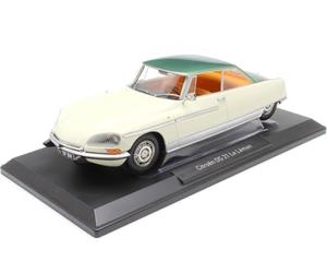 Norev NV181751 1:18 Citroen DS 21 Le Léman 1968 - Modelo Coleccionable de Techo metálico Marfil y Verde, Multicolor