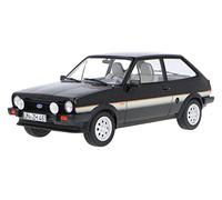 Norev NV182743 1:18 Ford Fiesta XR2 1981-Modelo Coleccionable Negro, Multi