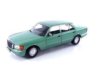 Norev NV183469 1:18 Mercedes-Benz 560 Sel 1991-Modelo Coleccionable metálico Verde Claro, Multicolor