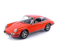 Norev NV187628 1:18 Porsche 911 E 1970-Orange - Modelo Coleccionable, Multicolor