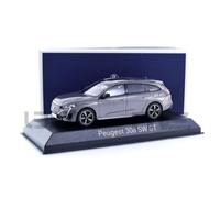 Norev Peugeot 308 SW GT Break 2021 Platinium Gris Modelo a Escala de Coche 1:43