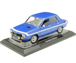 Norev- Renault 12 Gordini Without Bumpers 1971 Blue de-France 1:18 Miniatura, 185248