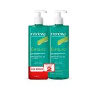 Noreva Exfoliac Gel Espumoso Suave Pack de 2 x 400 ml