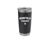 Norfolk Virginia (Virginia) Vaso térmico de acero inoxidable de doble pared