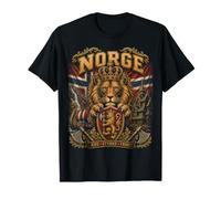 Norge Royal Lion Viking Heritage Bandera de Noruega para Hombres, Mujeres y niños Camiseta