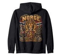 Norge Royal Lion Viking Heritage Bandera de Noruega para Hombres, Mujeres y niños Sudadera con Capucha