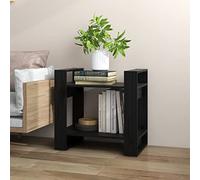 Norheim Estantería Baja | Estanterias Madera | Estanteria Habitacion Juvenil Salon Comedor, Libreria Oficina, Separador Ambientes,Medidas: 60 x 35 x 57 cm Negro